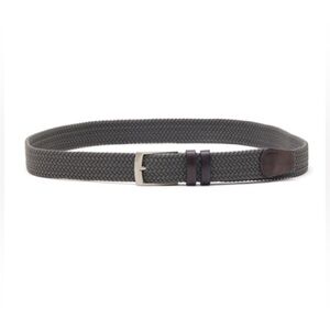 NWT Magnanni Nadal Grey Braided Belt Size X-Large MAGNANNI